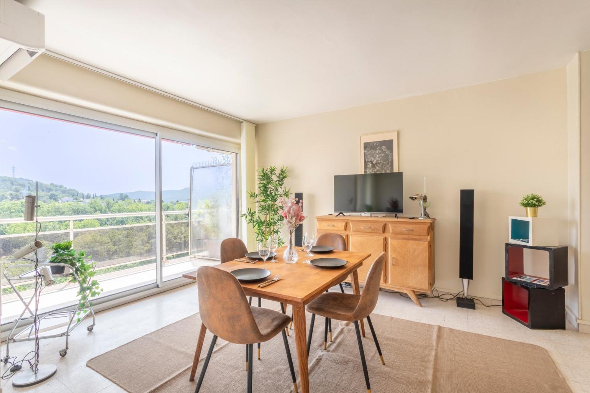엑상프로방스 Grand T2 Lumineux Et Climatise Avec Balcon 아파트 외부 사진